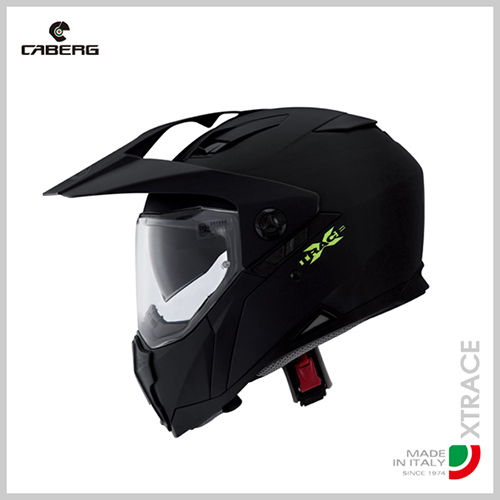 [CABERG] XTRACE MATT BLACK 3 in 1 helmet / 카베르그 엑스트레이스 매트 블랙 어드벤처 헬멧